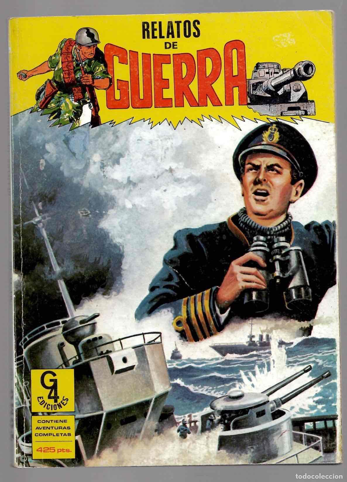 Tebeos: RELATOS DE GUERRA TOMO 4 N&ordm; 10-11-12. MARCO IBERICA, 1987