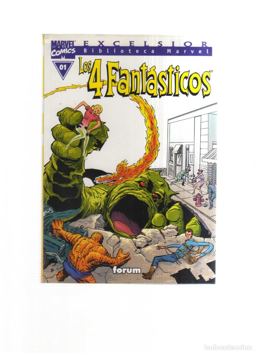 Comics: LOS 4 FANTASTICOS BIBLIOTECA MARVEL N,01
