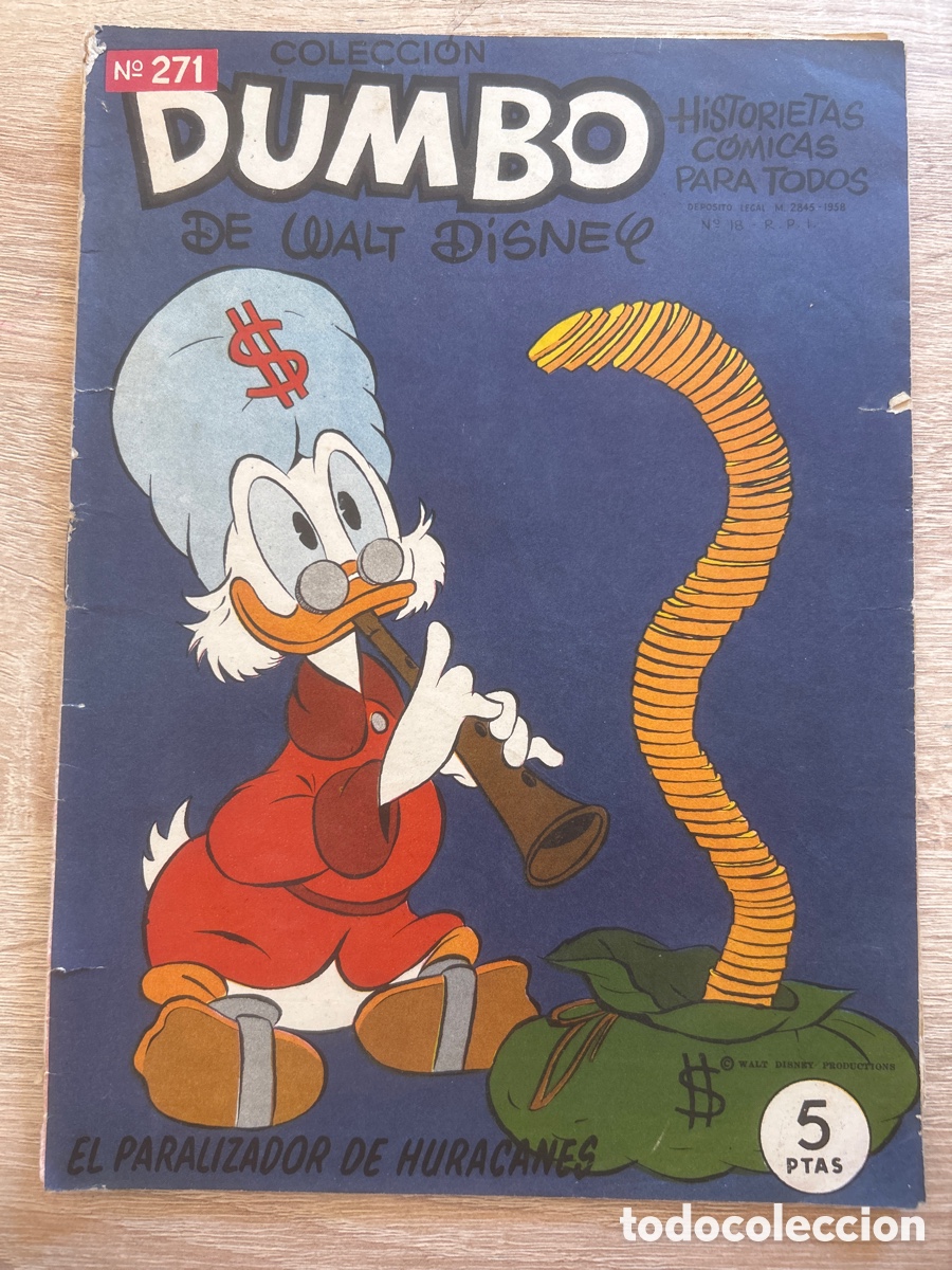 Tebeos: Colecci&oacute;n dumbo de walt Disney n&uacute;m 271 - Foto 1