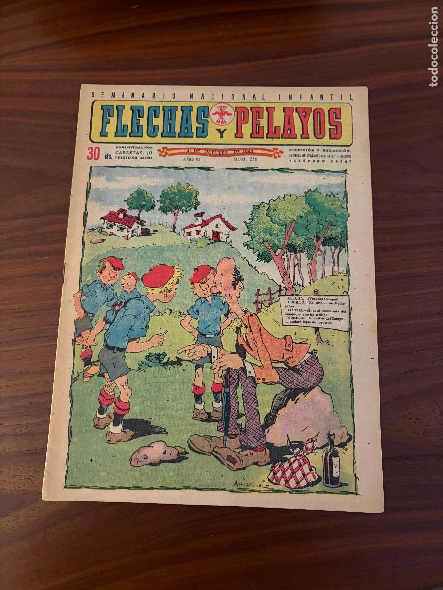 Tebeos: FLECHAS Y PELAYOS N&ordm; 256 , A&Ntilde;O 1943 - Foto 1