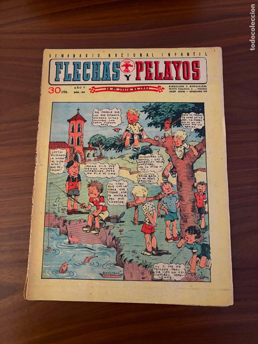 Tebeos: FLECHAS Y PELAYOS N&ordm; 190 , A&Ntilde;O 1942 - Foto 1