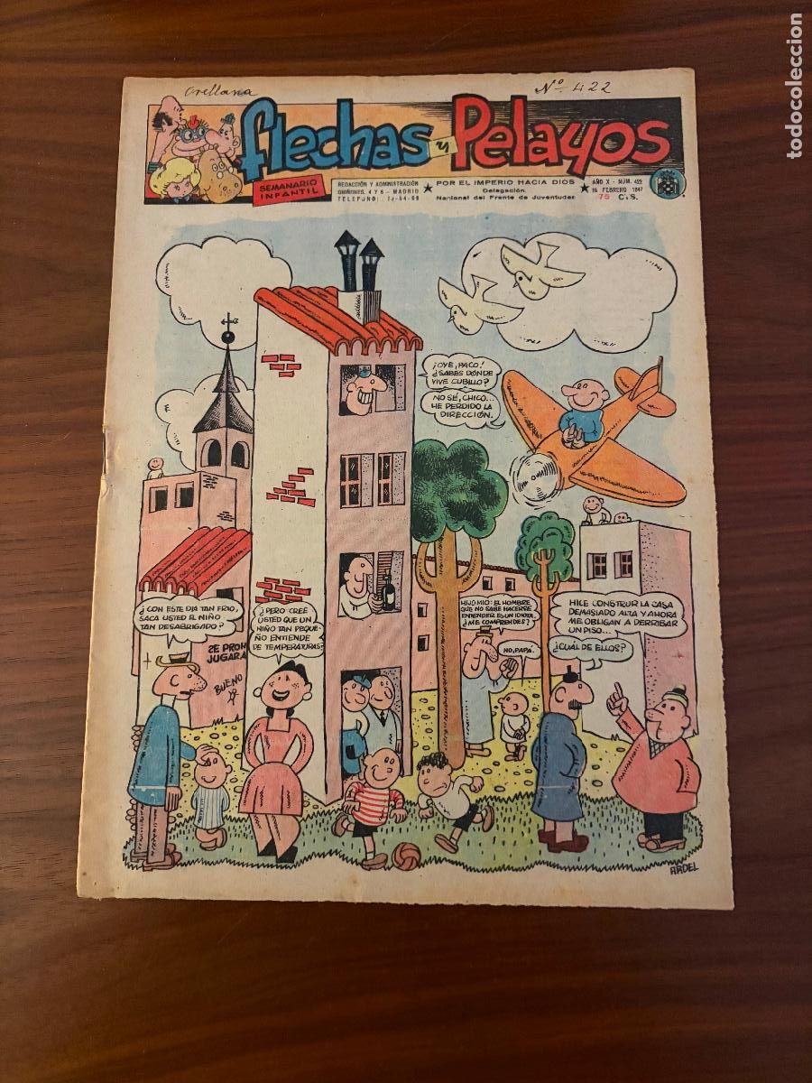 Giornalini: FLECHAS Y PELAYOS N&ordm; 422 , A&Ntilde;O 1947