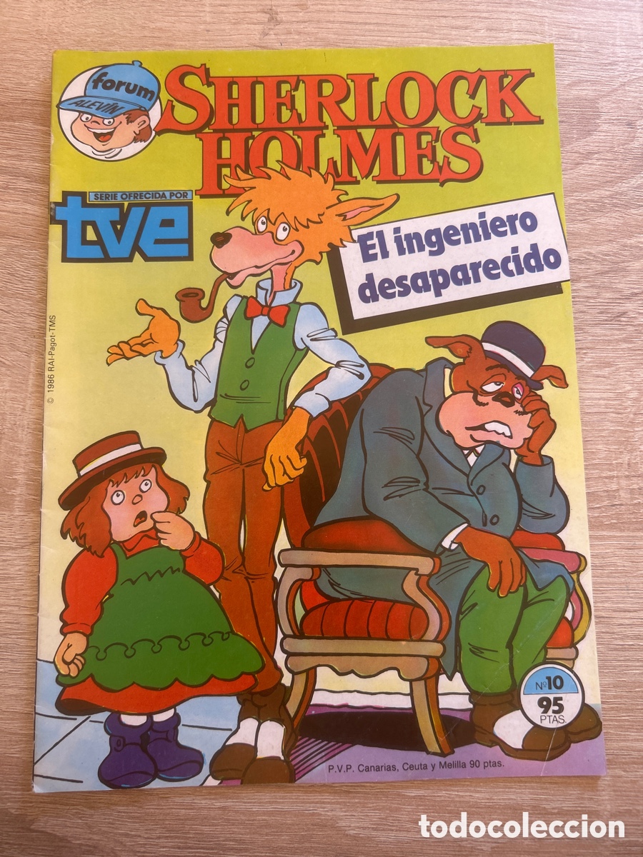 Tebeos: Sherlock holmes n&uacute;m 10 el ingeniero desaparecido