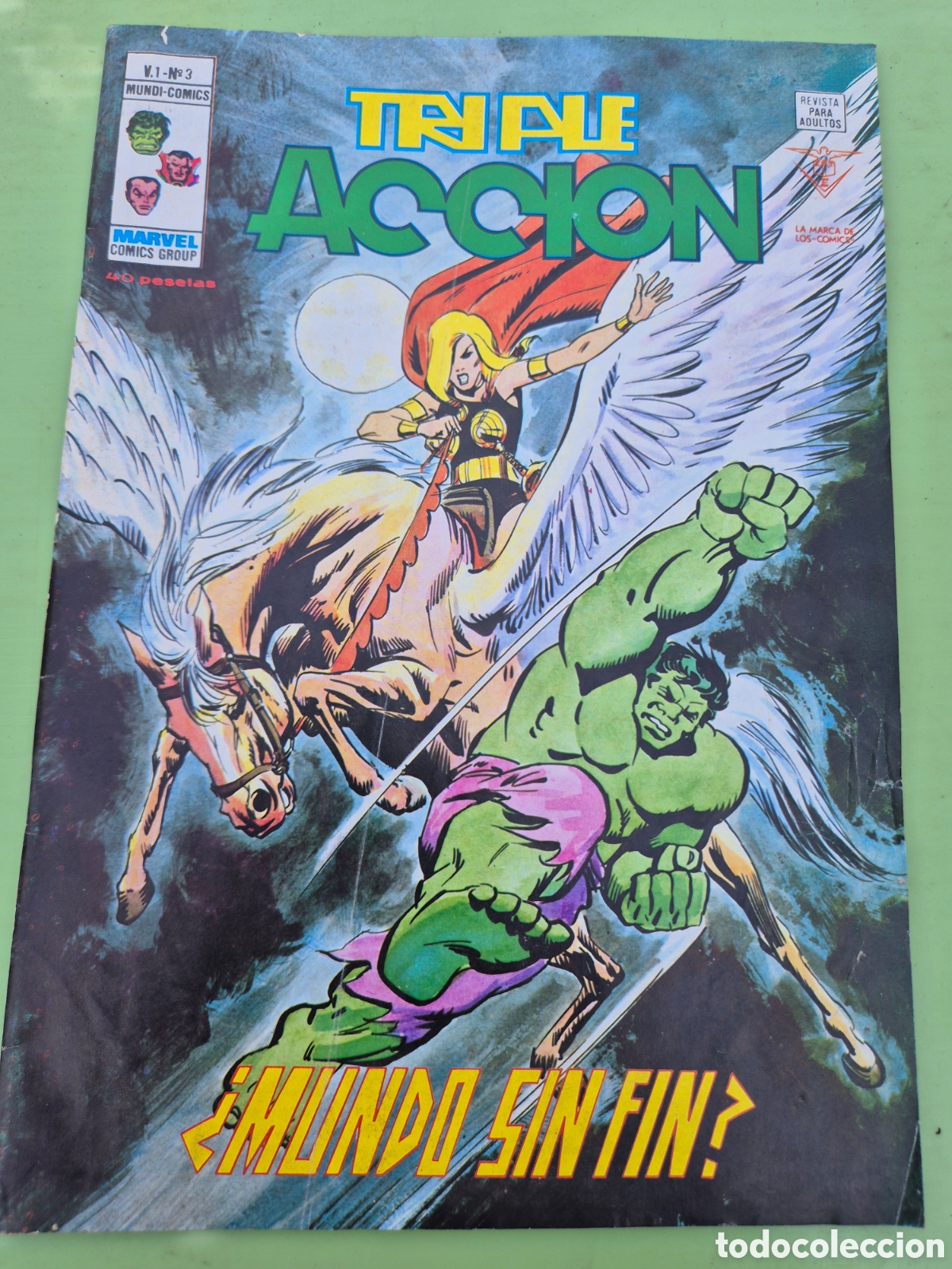 Tebeos: TRIPLE ACCION V1 N3 MUNDI COMICS MARVEL - Foto 1
