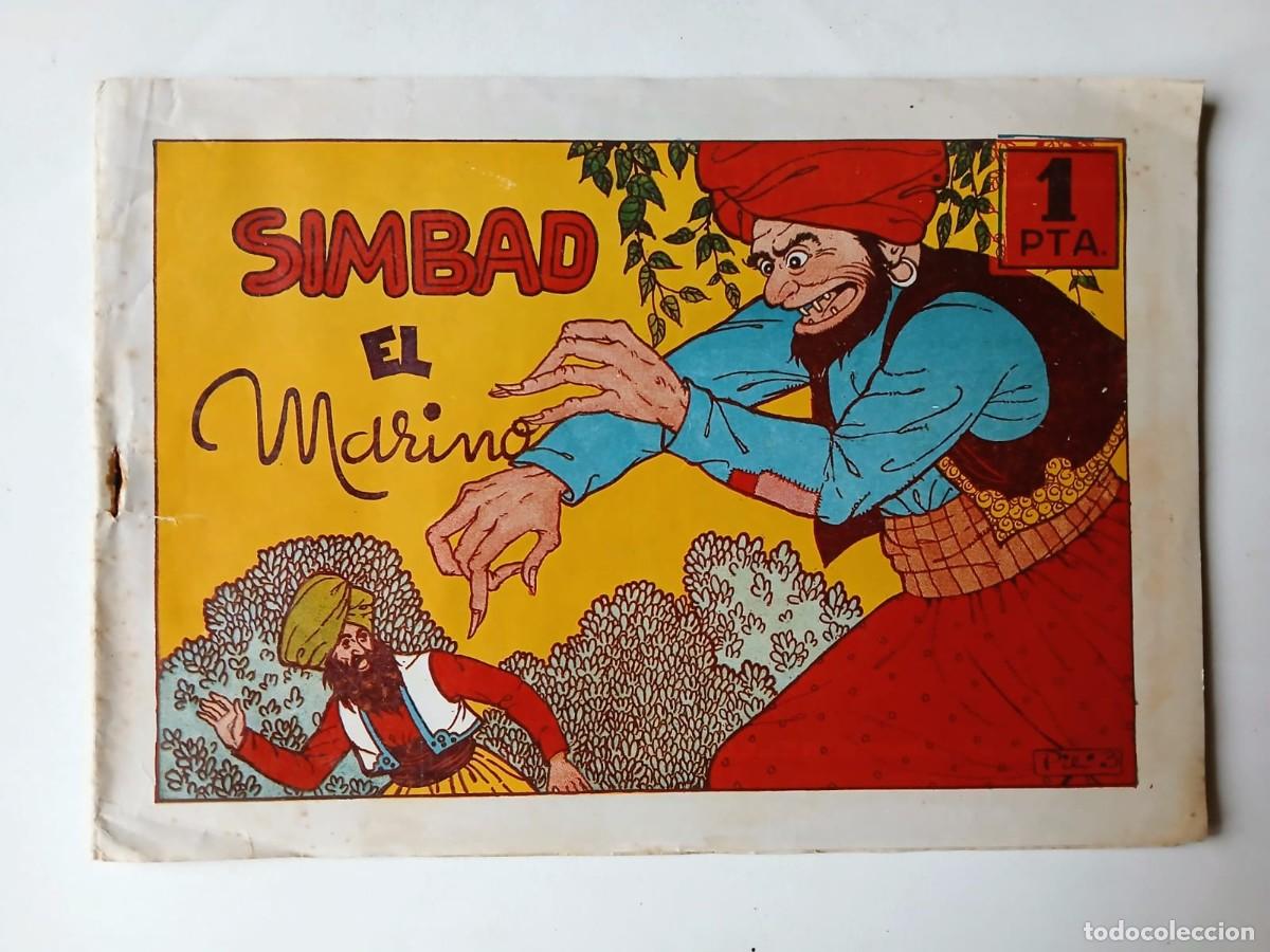 Tebeos: Tebeo Antiguo Simbad El Marino - Cuadernos Selectos - Editorial Cisne (A&ntilde;os 40/50)