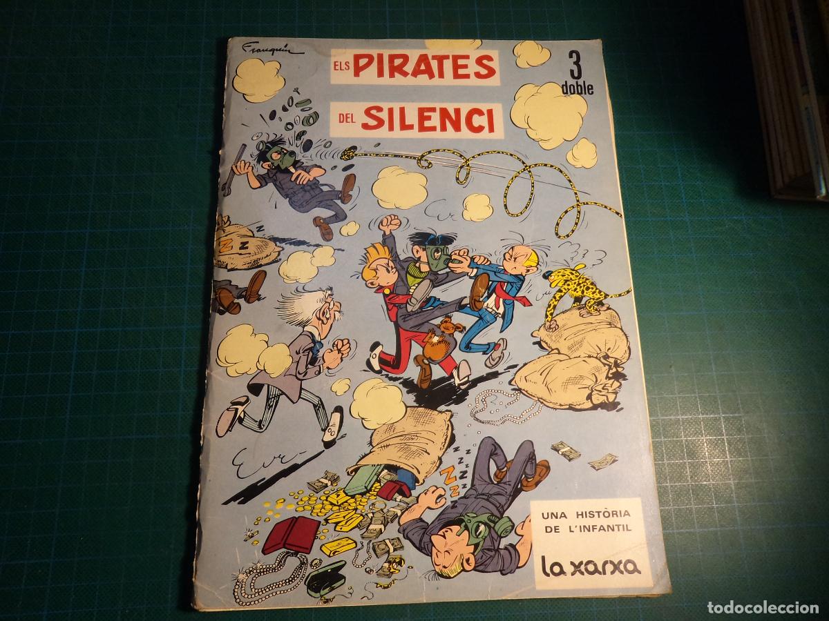 Comics: La Xarxa. Els pirates del silenci. L'infantil. Tiene las hojas sueltas. En catalan.