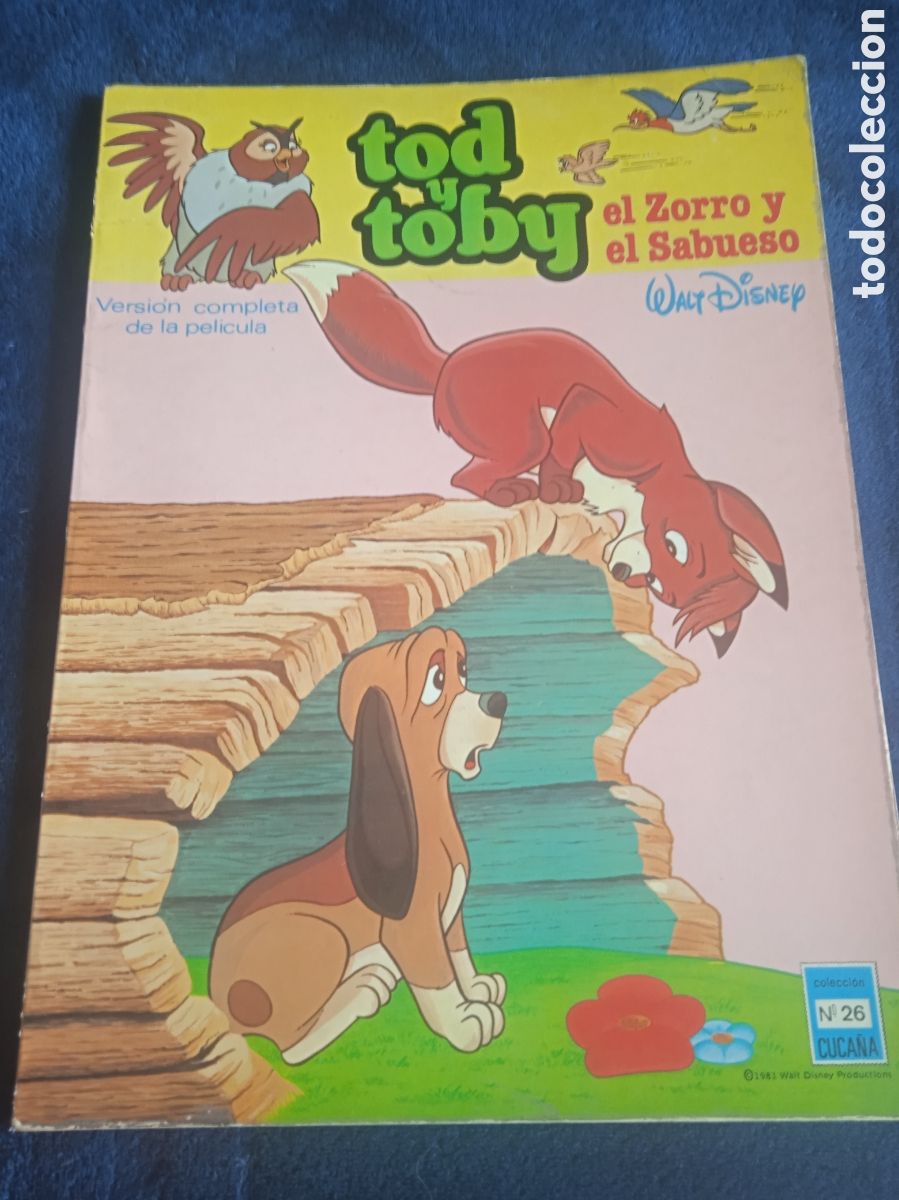 Tebeos: TOD Y TOBY, EL ZORRO Y EL SABUESO, / WALT DISNEY --COLECCION CUCA&Ntilde;A N&ordm; 26