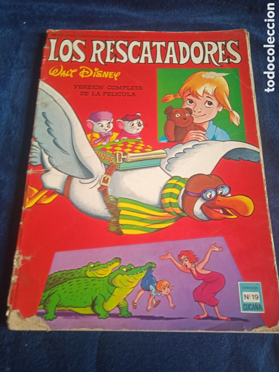 Tebeos: LOS RESCATADORES / WALT DISNEY --COLECCION CUCA&Ntilde;A N&ordm; 19