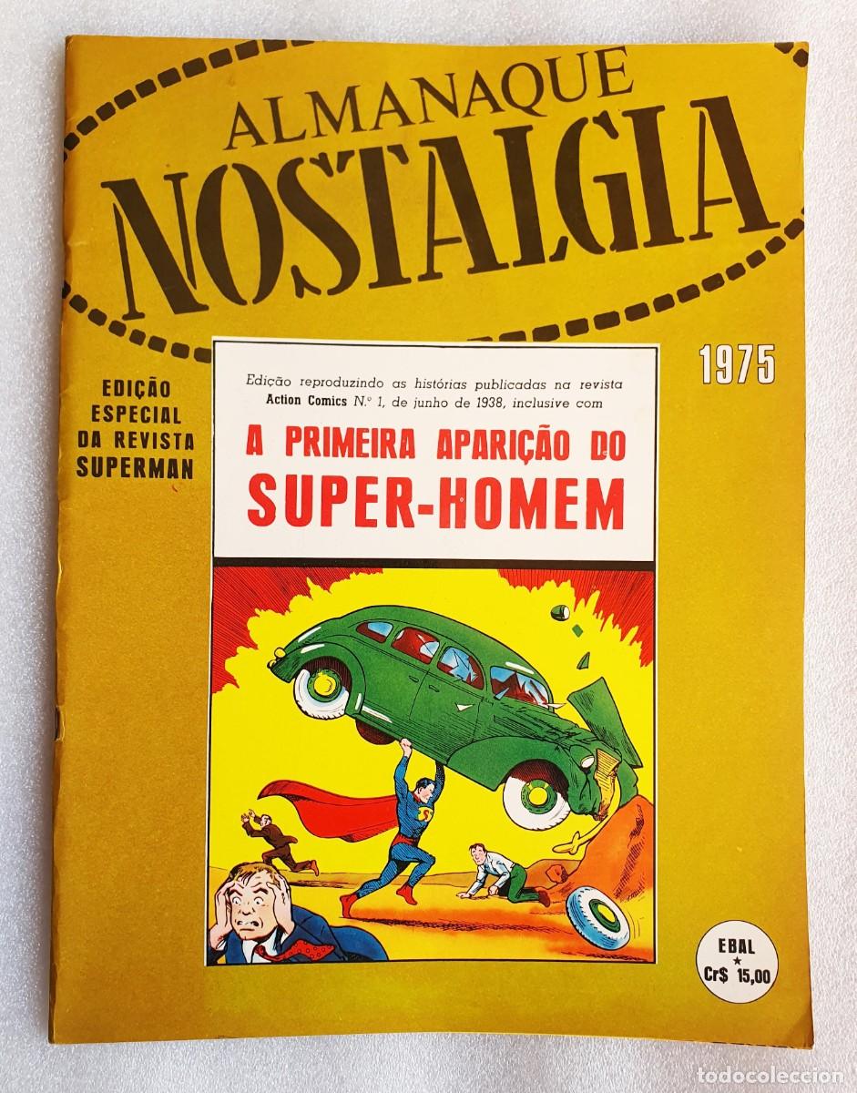 Tebeos: Almanaque Anual Gigante Ebal 1975 ~ &rdquo; NOSTALGIA &rdquo; ~ La primera aparici&oacute;n de Superman ~ RARO