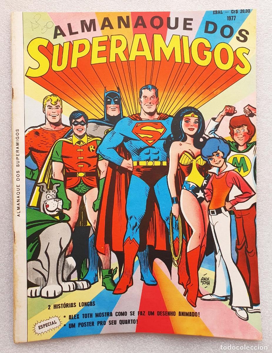 Tebeos: Almanaque Anual Gigante Ebal 1977 ~ &rdquo; SUPERAMIGOS &rdquo; ~ Vintage original RARO