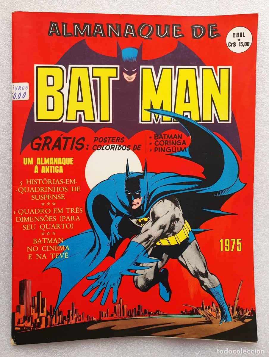 Tebeos: Almanaque Anual Gigante Ebal 1975 ~ &rdquo; BATMAN &rdquo; ~ Incluye 3 p&oacute;steres y un m&oacute;vil 3D ~ RARO