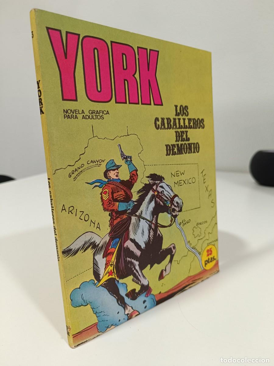Tebeos: YORK LOS CABALLEROS DEL DEMONIO NUMERO 3 BUEN ESTADO BURU LAN. EXTRA TACO