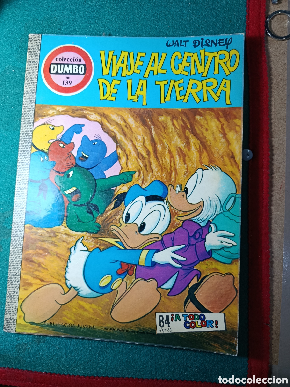 Tebeos: C&Oacute;MIC DUMBO ERSA N&ordm; 139 - VIAJE AL CENTRO DE LA TIERRA (1976) &iexcl;ESTADO EXCELENTE!