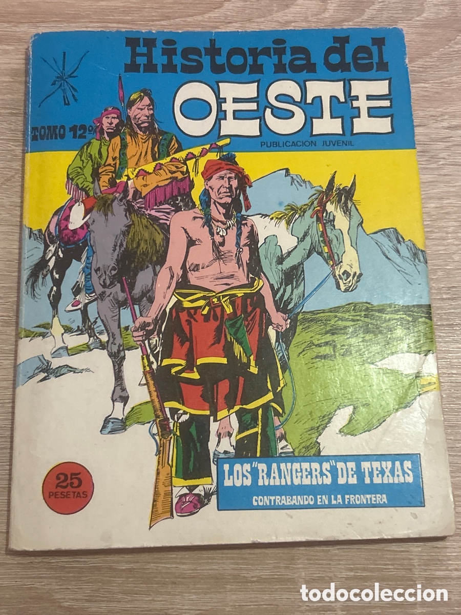 Tebeos: HISTORIA DEL OESTE TOMO N&ordm; 12 LOS RANGERS DE TEXAS