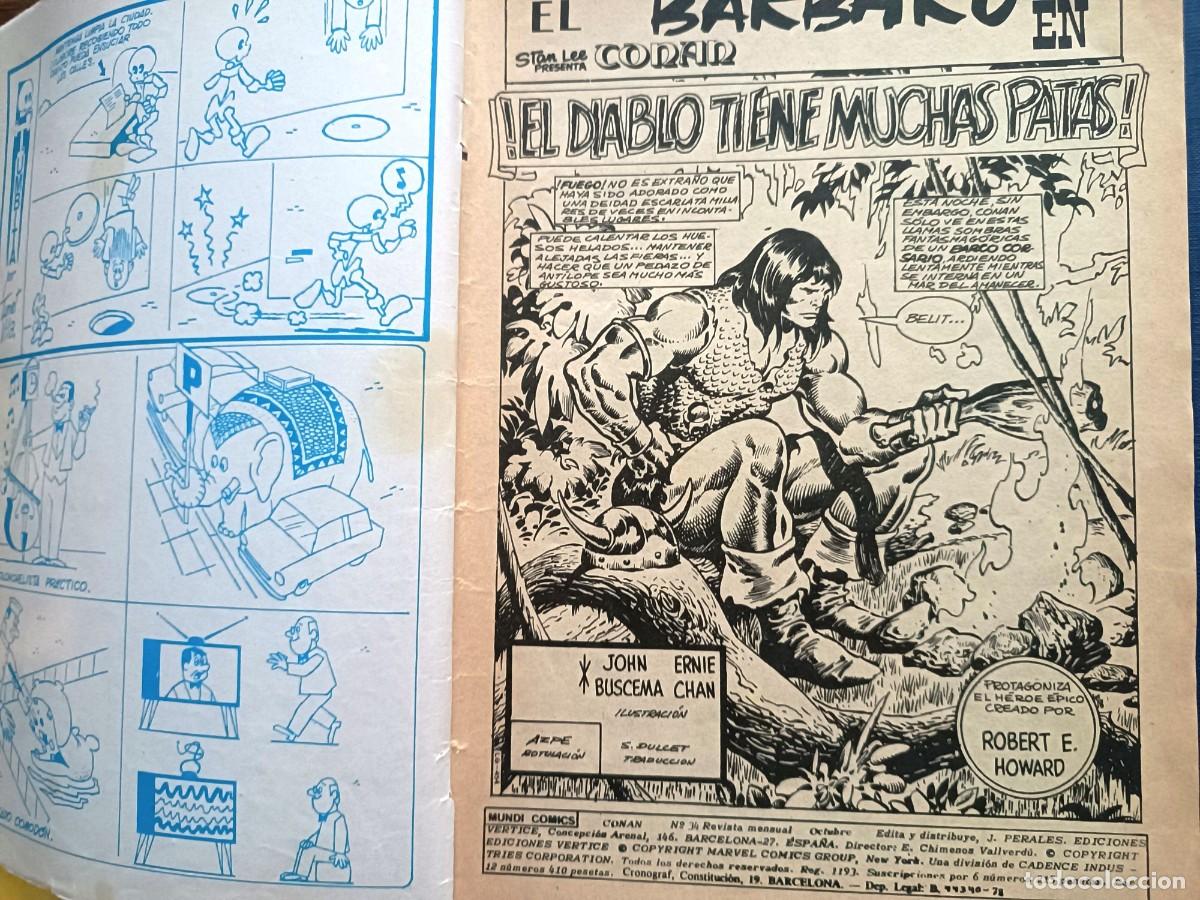 Tebeos: CONAN EL BARBARO MUNDI COMICS VOL. 2 N.34 - Foto 2