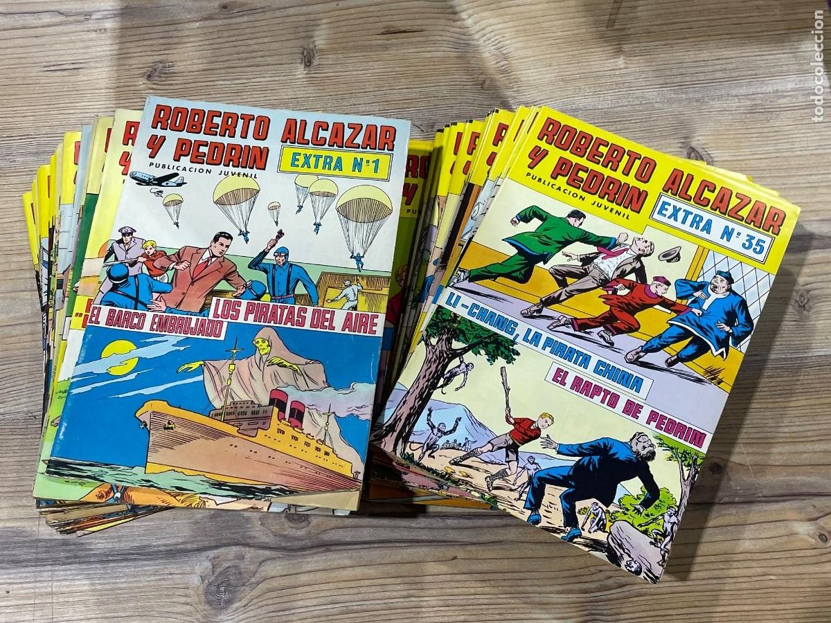Tebeos: ROBERTO ALC&Aacute;ZAR Y PEDR&Iacute;N. SEGUNDA &Eacute;POCA. Casi completo a falta de 2 n&uacute;meros - del n.1 al 60 Edival