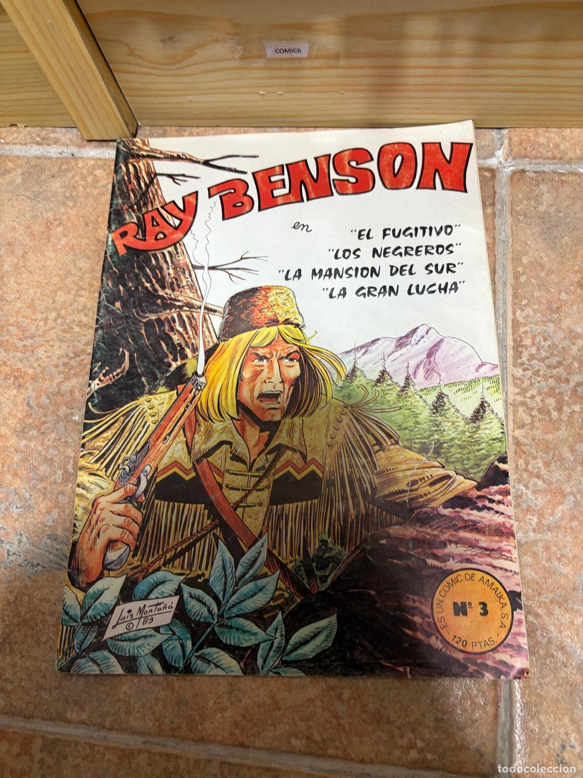 Tebeos: COMIC6 El fugitivo, Los negreros, La mansi&oacute;n del sur, La gran lucha n.&ordm; 3 RAY BENSON