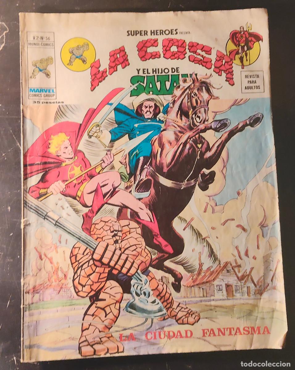 Tebeos: SUPER HEROES VOL. 2 # 56 (VERTICE) - LA COSA Y EL HIJO DE SATAN - 1976