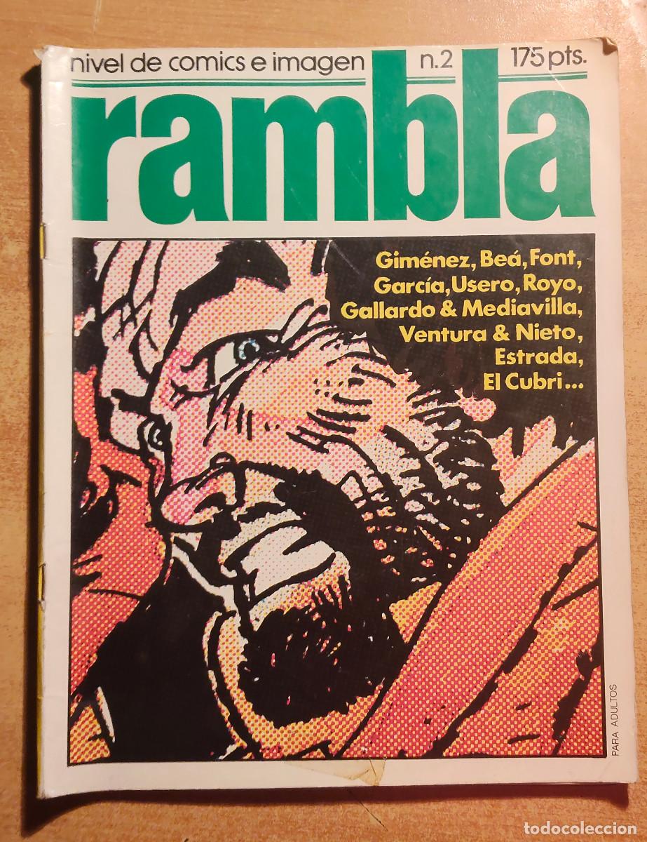 Tebeos: Revista c&oacute;mics N&deg; 2 RAMBLA - largo Cort&eacute;s excalichung paisa oido