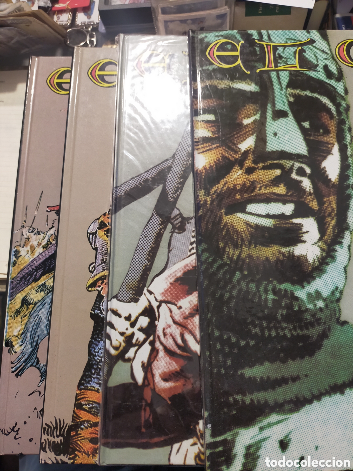 Tebeos: EL CID AM HERN&Aacute;NDEZ PALACIOS IKUSAGER 4 TOMOS MUY BUEN ESTADO