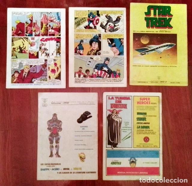 Tebeos: 5 comics variados Capit&aacute;n Am&eacute;rica - Foto 3