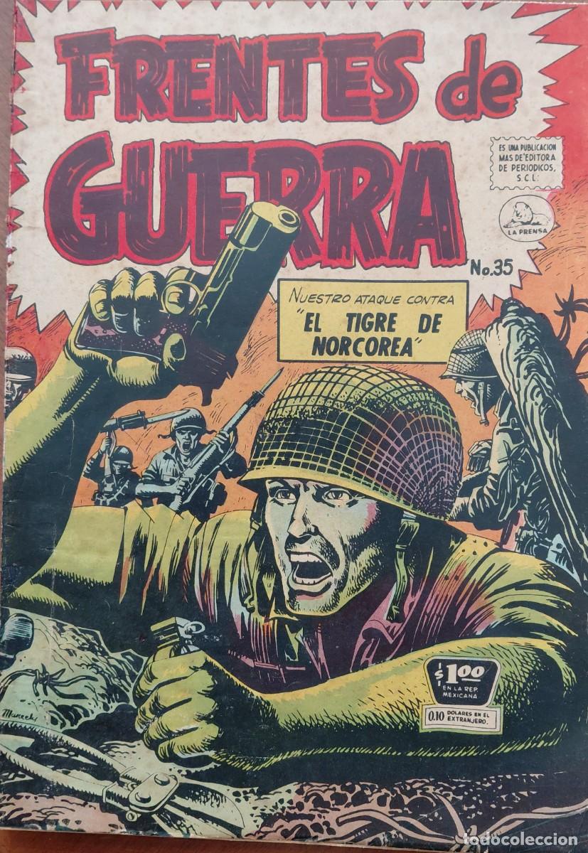 Tebeos: FRENTES DE GUERRA n&ordm;35 ORIGINAL (EDITORA LA PRENSA - MEXICO - 1957)