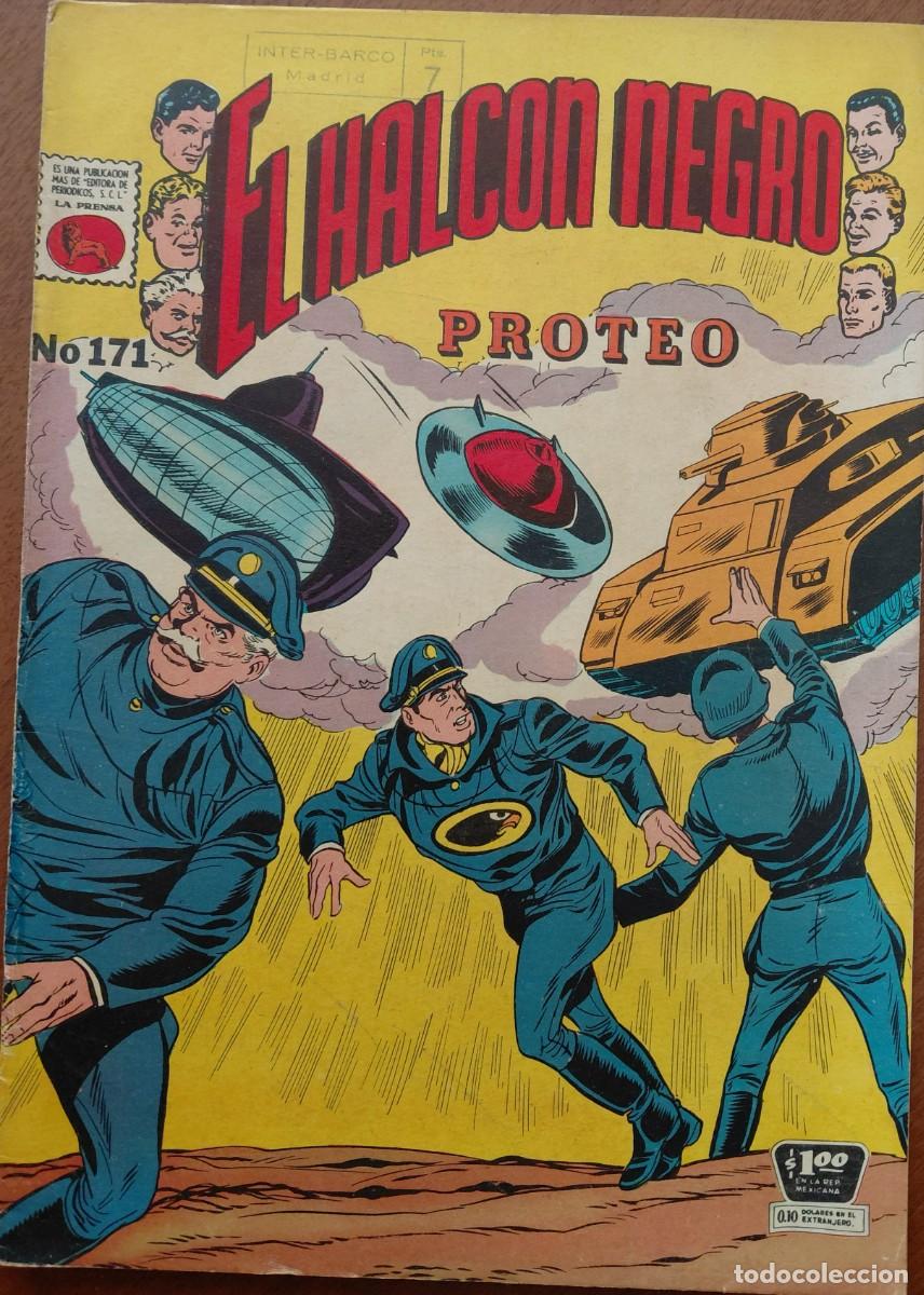 Tebeos: EL HALC&Oacute;N NEGRO n&ordm;171 ORIGINAL (EDITORA LA PRENSA - MEXICO - 1962)