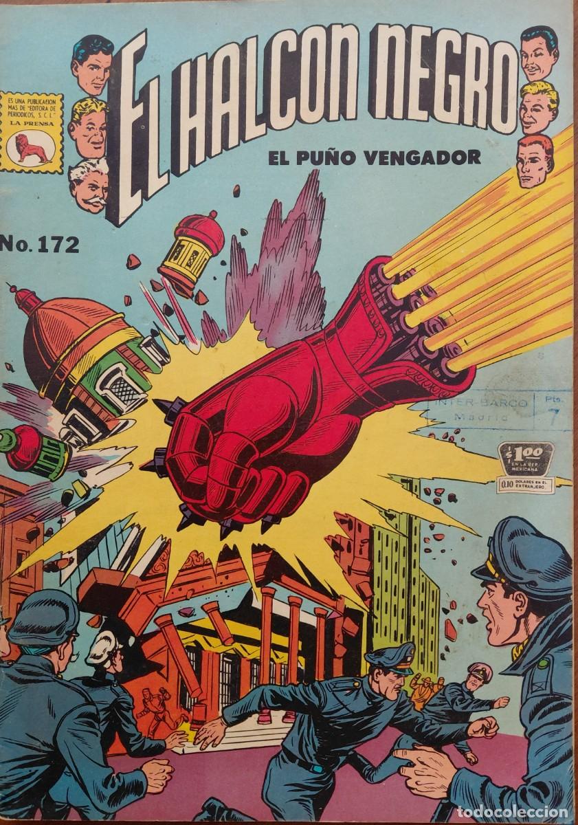 Tebeos: EL HALC&Oacute;N NEGRO n&ordm;172 ORIGINAL (EDITORA LA PRENSA - MEXICO - 1962)