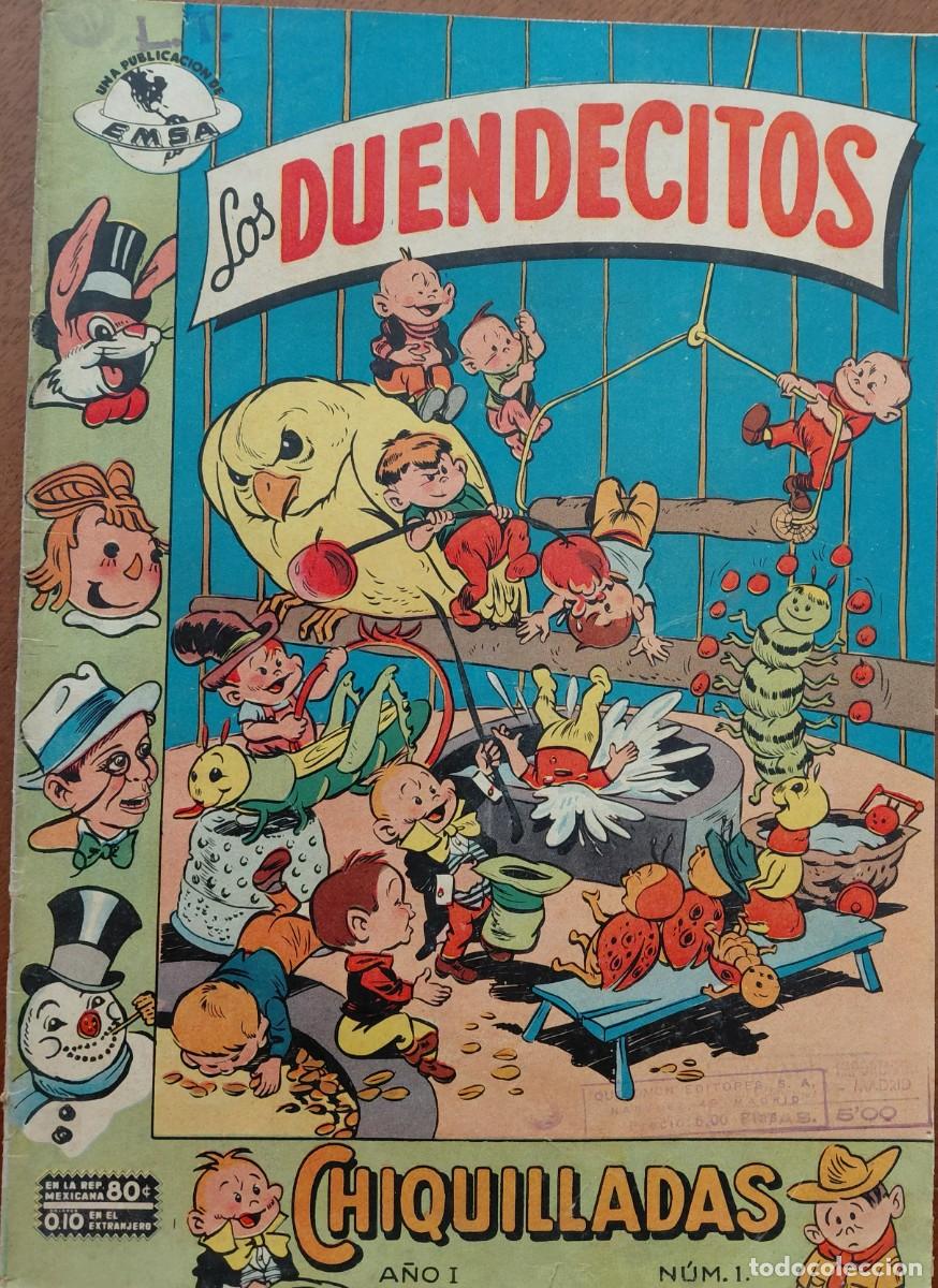 Tebeos: LOS DUENDECITOS. CHIQUILLADAS n&ordm;1 ORIGINAL (EDICIONES MODERNAS - MEXICO - 1962)