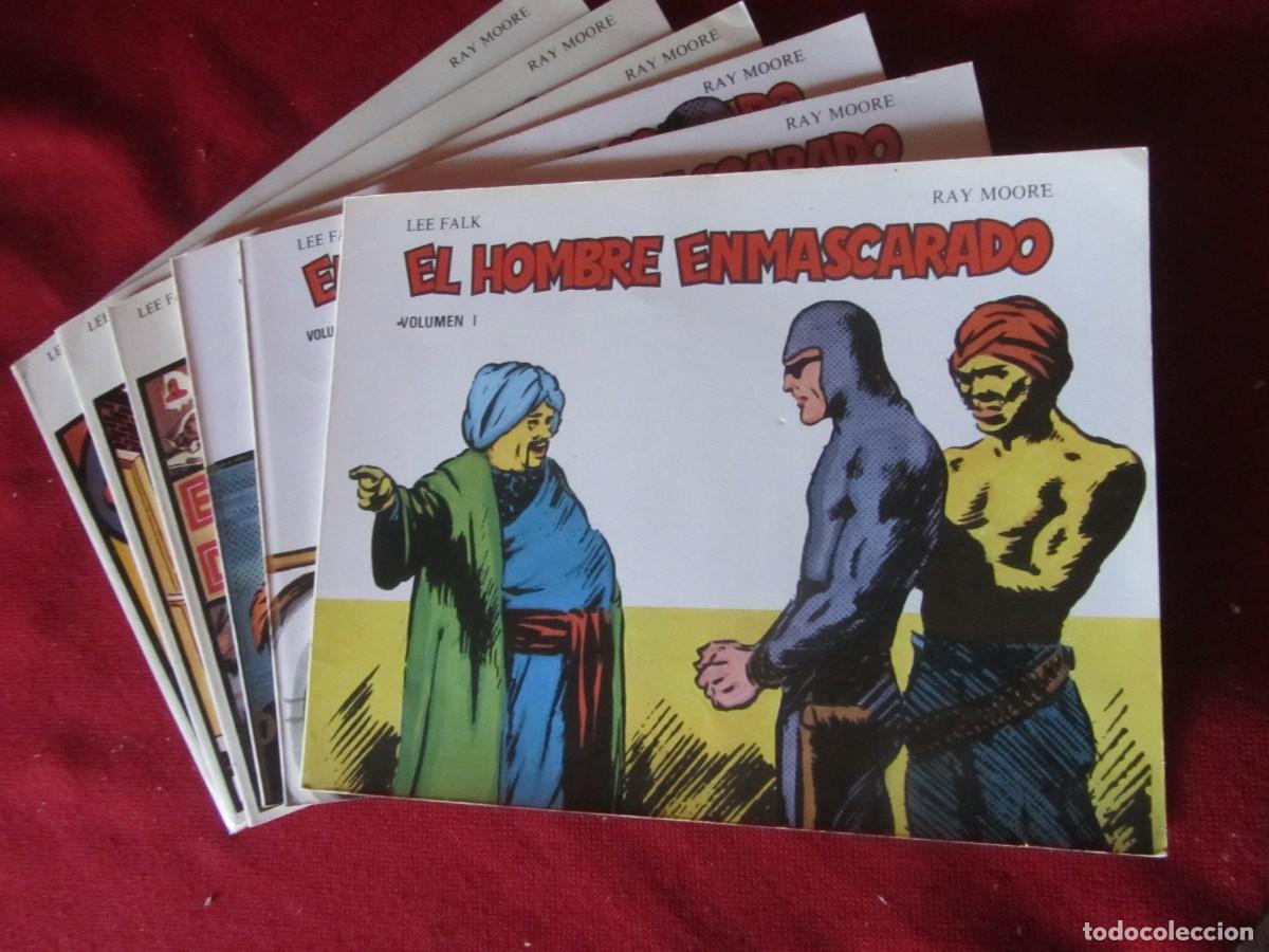 Tebeos: EL HOMBRE ENMASCARADO. ED B.O. 1981. COMPLETA 6 VOL&Uacute;MENES.