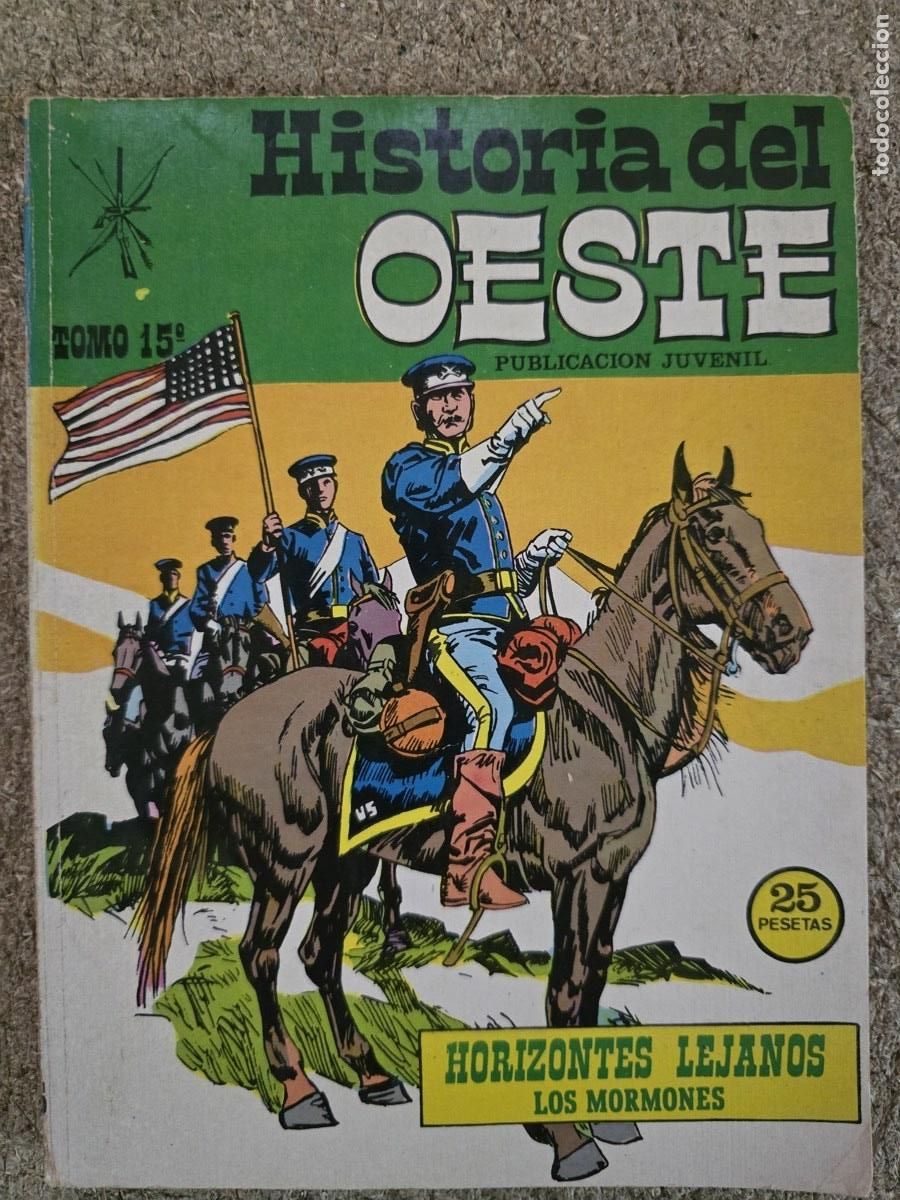 Tebeos: Historia del Oeste 15.Horizontes Lejanos.Los Mormones.Eurodit