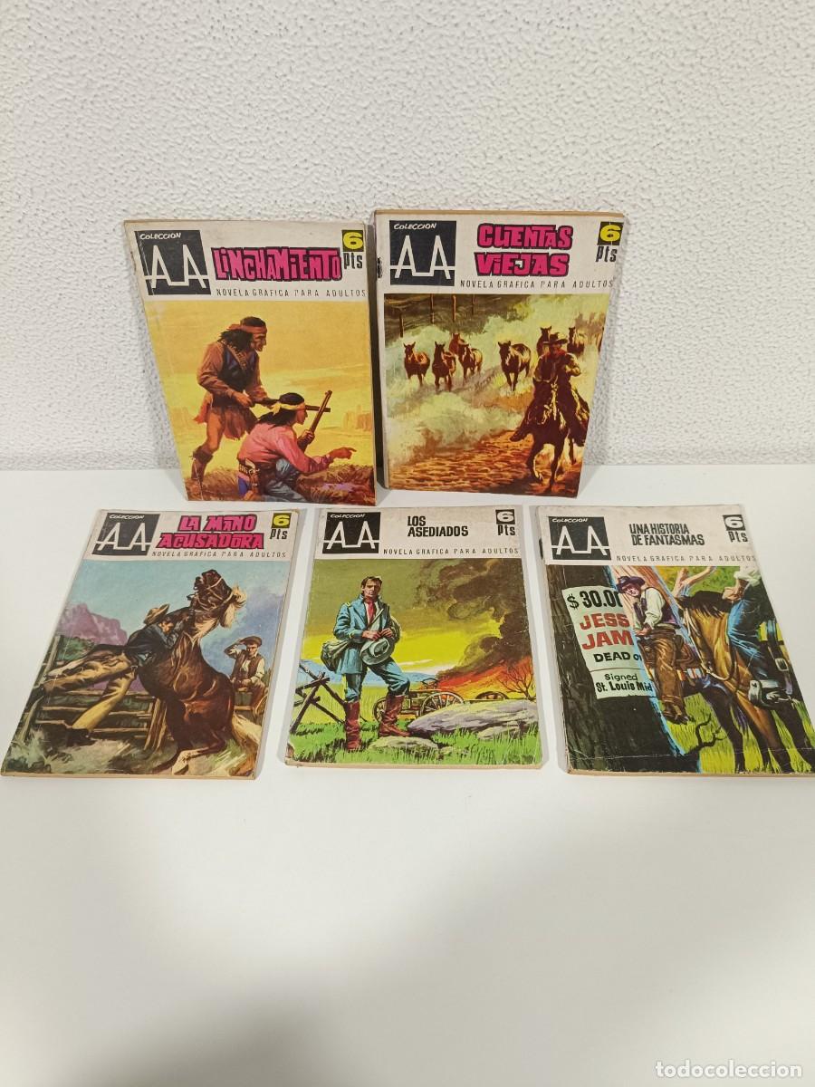 Tebeos: WESTERN, COLECCION A DE A. LOTE DE 5 NOVELAS GRAFICAS DEL OESTE. VER DESCRIPCION. LOTE4