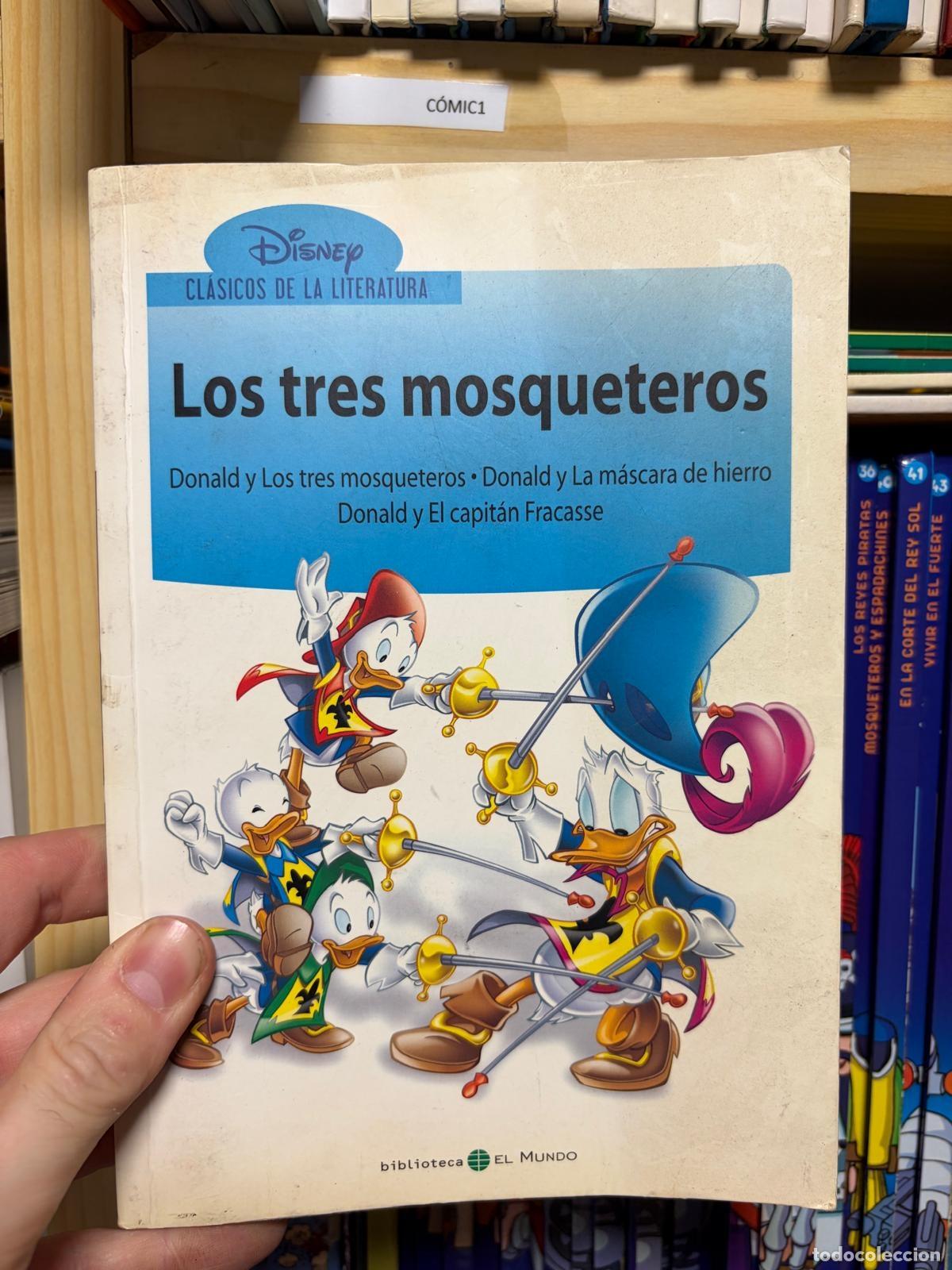 Tebeos: C&Oacute;MIC1 - Los tres mosqueteros Biblioteca El Mundo DISNEY PATO DONALD