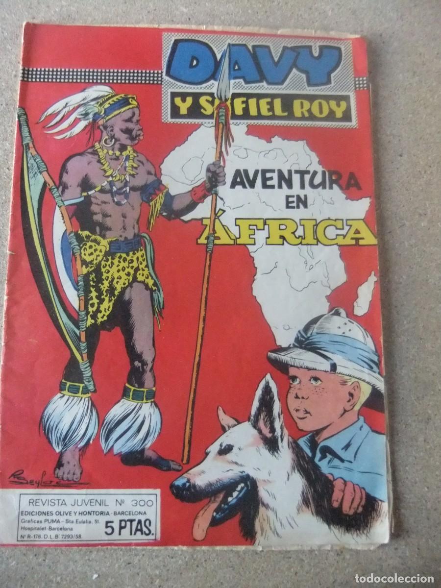Tebeos: DAVY Y SU FIEL ROY N&ordm; 300 AVENTURA EN AFRICA