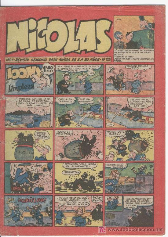 Tebeos: NICOLAS 120, DIBUJO BADIA , AYNE Y OTROS - Foto 1