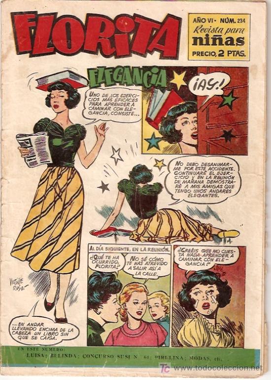 Tebeos: FLORITA   N&ordm; 234.  ORIGINAL. EDITORIAL CLIPER. - Foto 1