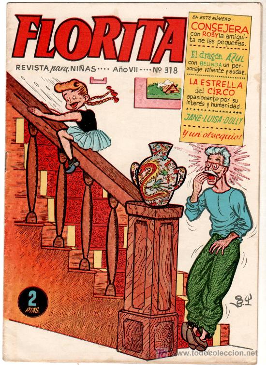 Tebeos: FLORITA N&ordm; 318 cl&iacute;per - Foto 1