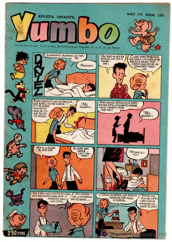 Tebeos: YUMBO ORIGINAL N&ordm; 335, CLIPER 1953 - Foto 1
