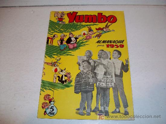 Tebeos: Ediciones Cliper:  YUMBO. ALMANAQUE para 1.959 - Foto 1