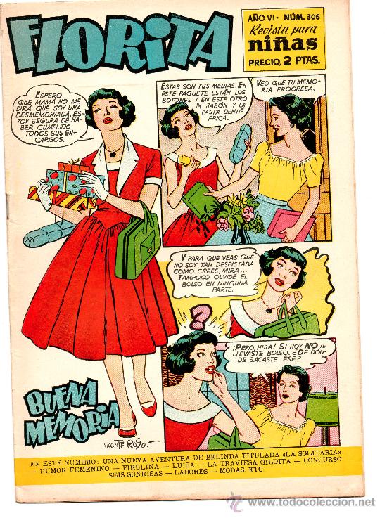 Tebeos: FLORITA      N&ordm; 305    DE  CLIPER - Foto 1