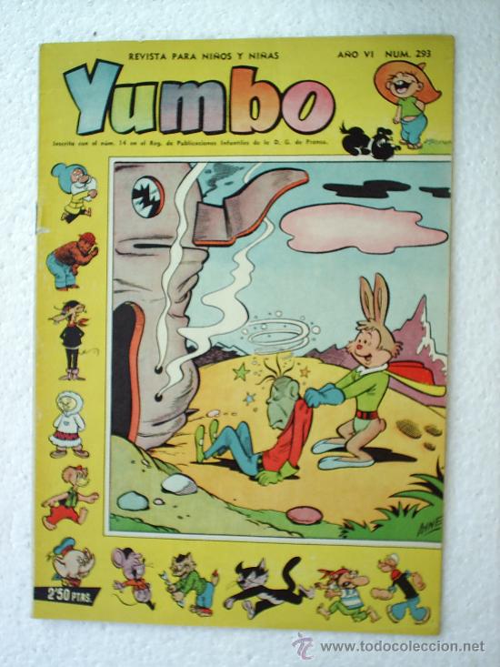 Tebeos: YUMBO NUMERO 293, -A&Ntilde;O 1958 - EDICIONES CLIPER - Foto 1