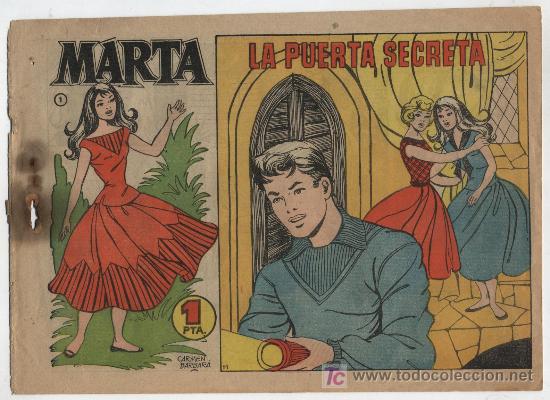 Tebeos: Marta. Cliper 1958.. n&ordm; 1. MUY ESCASO - Foto 1
