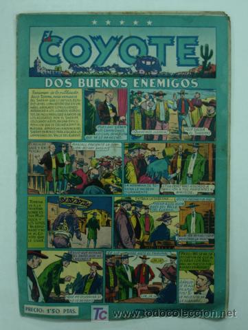 Tebeos: EL COYOTE. DOS BUENOS ENEMIGOS. (EDICIONES CLIPER) - Foto 1