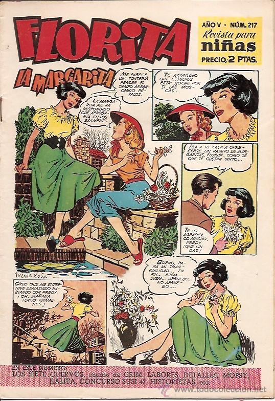 Tebeos: FLORITA N&ordm; 217 EDICIONES CLIPER ORIGINAL - Foto 1