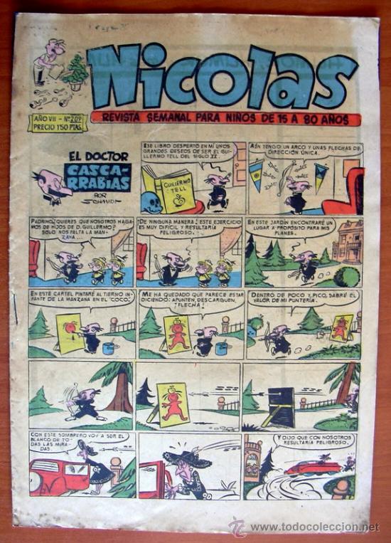 Tebeos: Nicolas n&ordm; 209 - Editorial Cliper 1948 - Foto 1