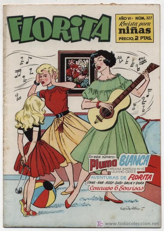 Tebeos: Florita. Cliper 1949. n&ordm; 327. - Foto 1