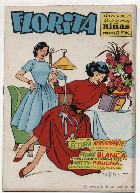 Tebeos: Florita. Cliper 1949. n&ordm; 325. - Foto 1