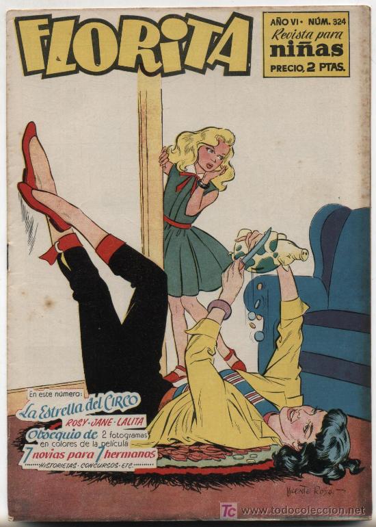 Tebeos: Florita. Cliper 1949. n&ordm; 324. - Foto 1
