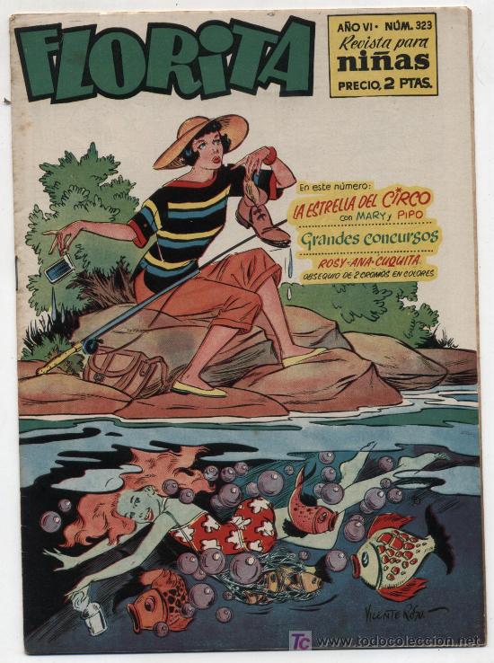 Tebeos: Florita. Cliper 1949. n&ordm; 323. - Foto 1