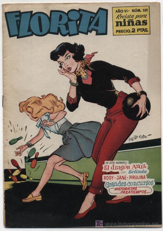Tebeos: Florita. Cliper 1949. n&ordm; 321. - Foto 1